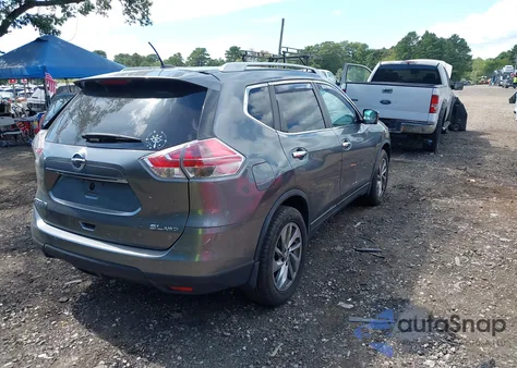 2015 Nissan Rogue Sl из США, поврежденный, VIN 5N1AT2MVXFC807335